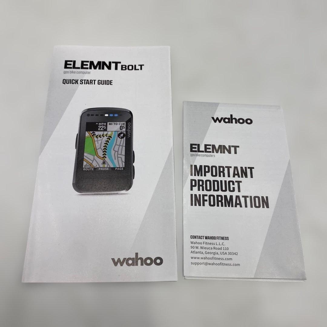 wahoo ELEMENT BOLT V2 サイクルコンピューター WFCC5