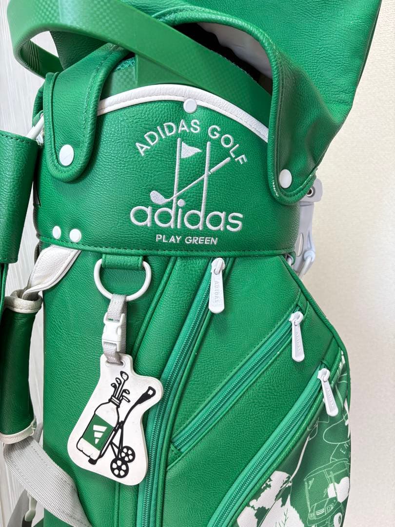 adidasアディダス ゴルフPLAY GREEN スタンド式 キャディバッグ