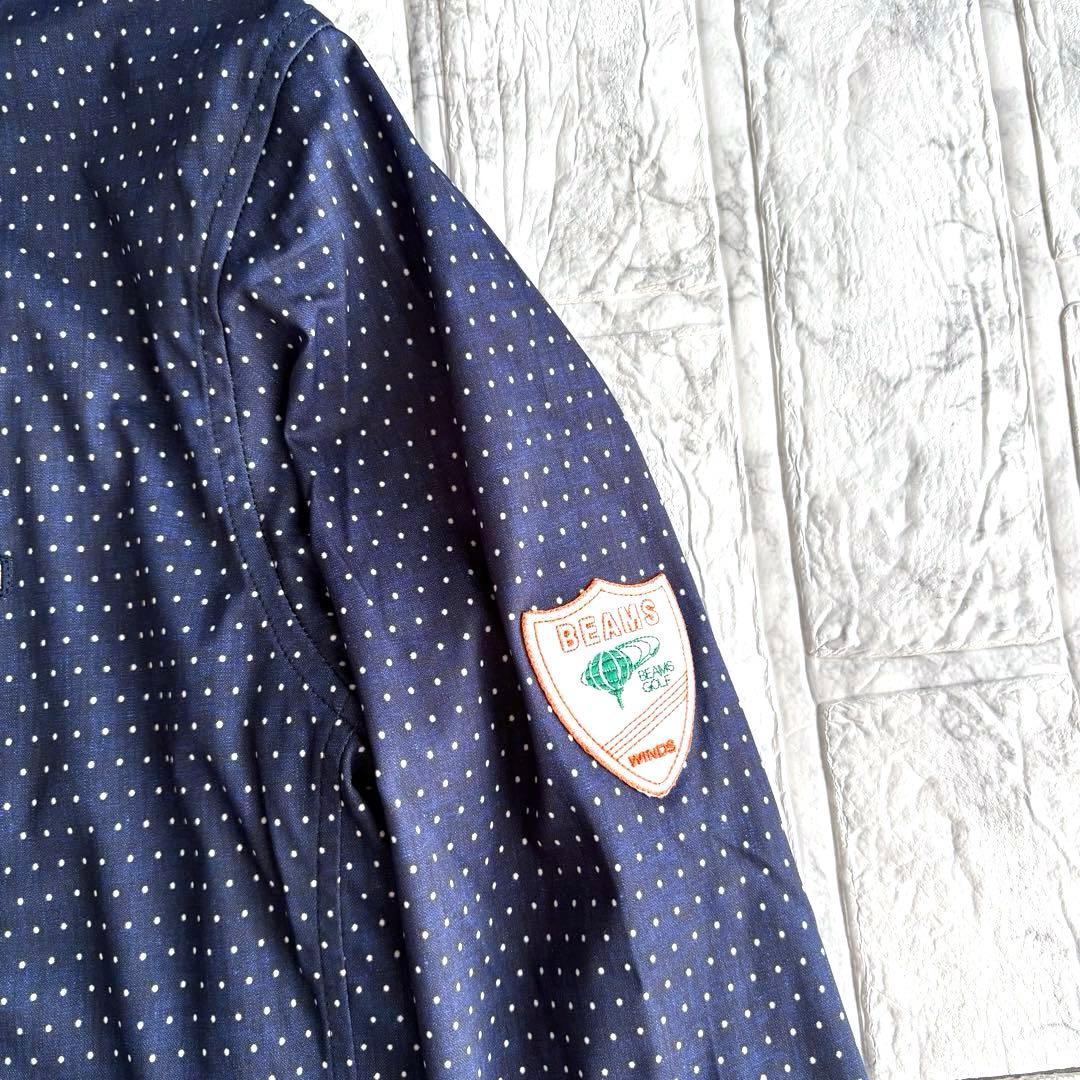 BEAMS GOLF ビームスゴルフ エアシャット タラッティ ブルゾン S 紺