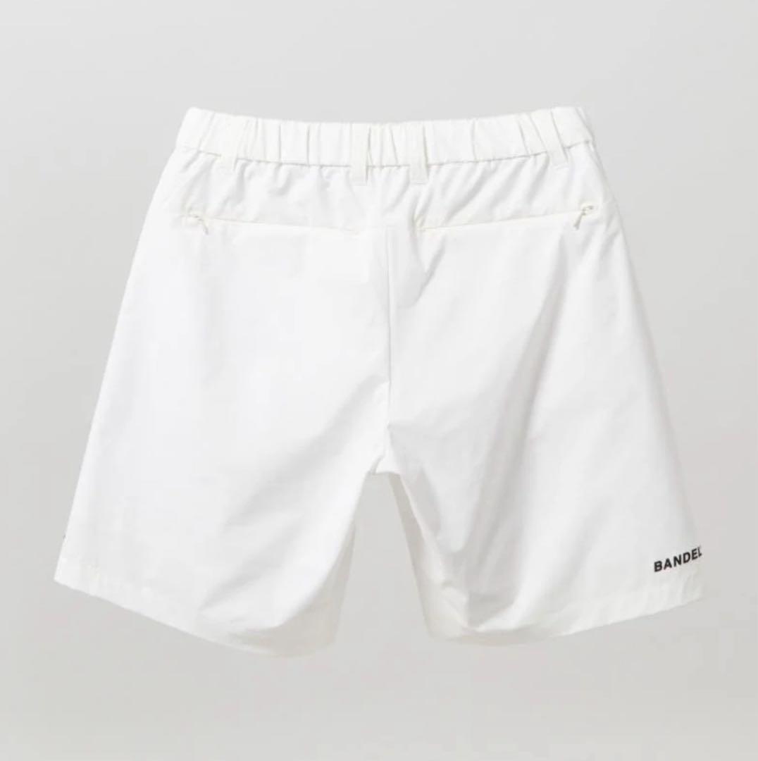 【新品・タグ付き】BANDEL メンズ ショートパンツ ホワイト 白 L
