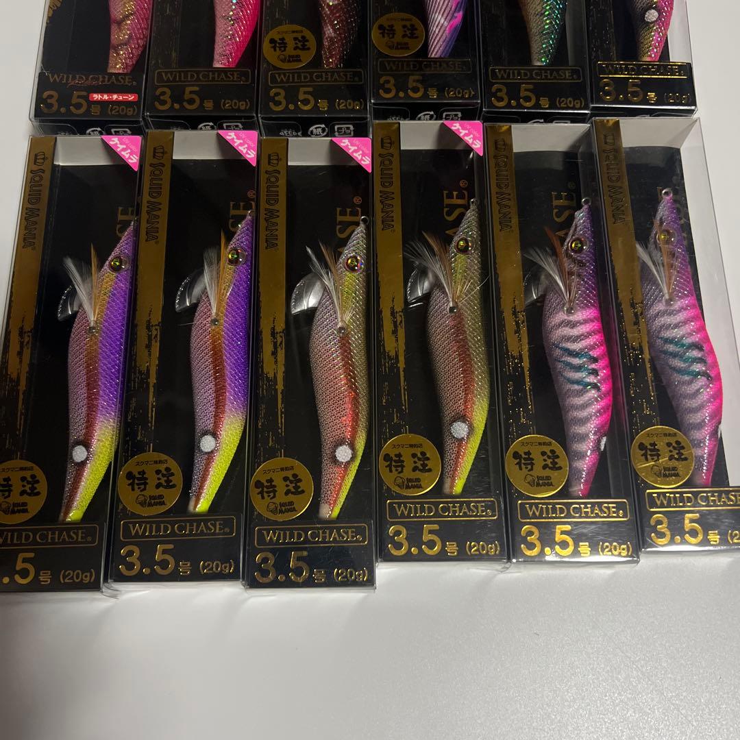 SQUID MANIA スクイッドマニア ワイルドチェイス 3.5号 セット売り