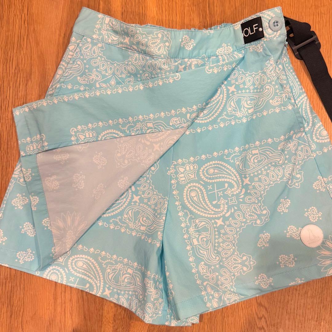 【レア】FR2 GOLF キュロットスカート M バンダナ柄 尻尾付き 美品