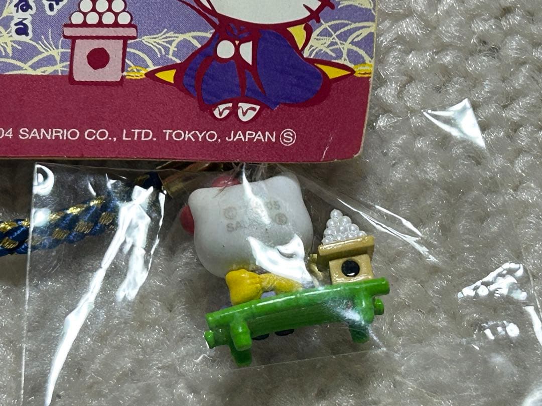 ご当地キティ　ストラップ　十五夜　秋の和み　月見