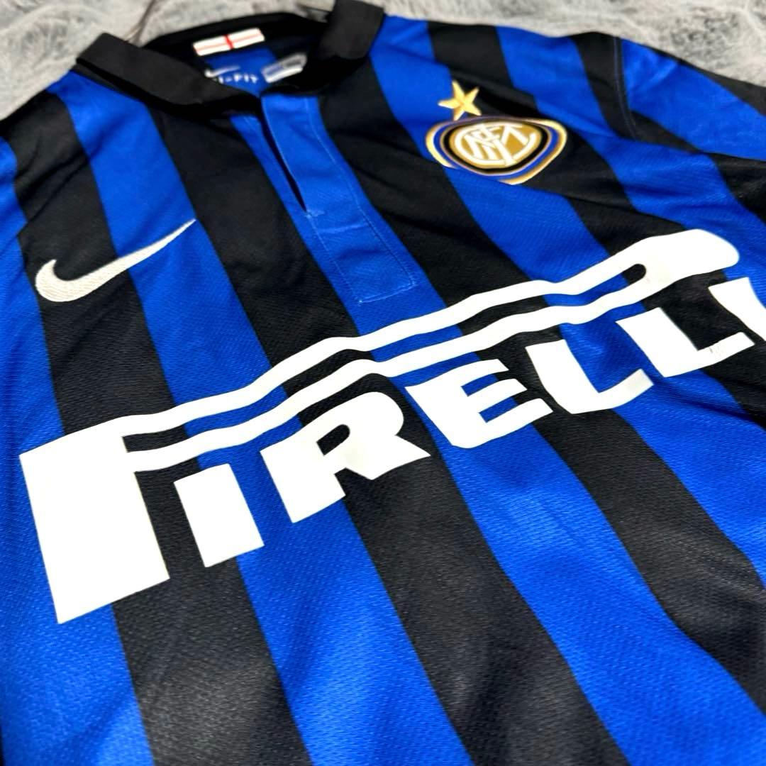 Nike Inter Milan DRI-FIT シャツ S ゲームシャツ 青黒