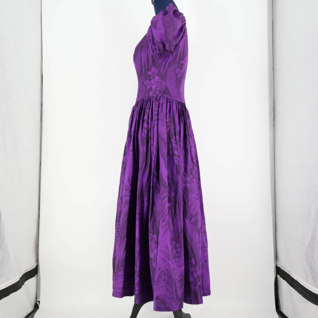 【美品 アメリカ製 フラダンス衣装】パープル MUUMUU PARADISE