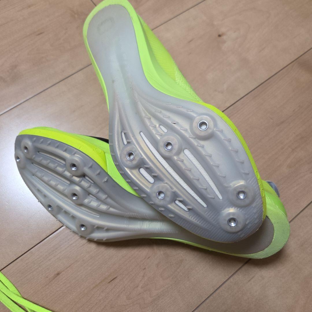 ADIZERO フィネス(短距離)スパイクシューズ 蛍光イエロー　２９㎝