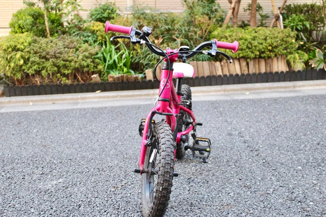ヨツバサイクル （14インチ）クリスタルピンク