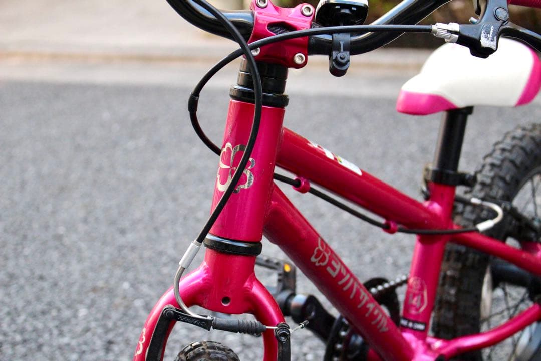 ヨツバサイクル （14インチ）クリスタルピンク