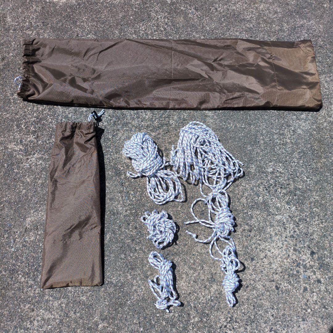 【極美品】 peak HDタープ“シールド”・ヘキサ（M）ウイングポール