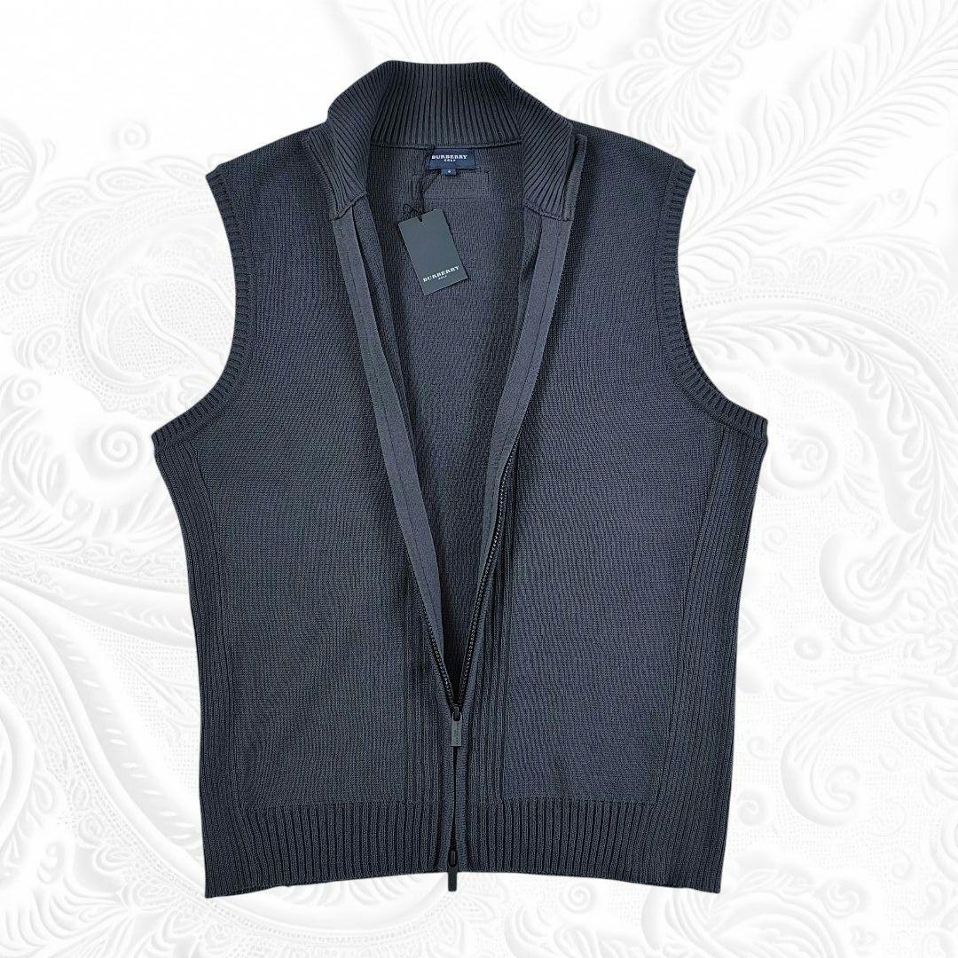 【新品！】BURBERRY GOLF ゴルフ ベストジップアップ ロゴプレート