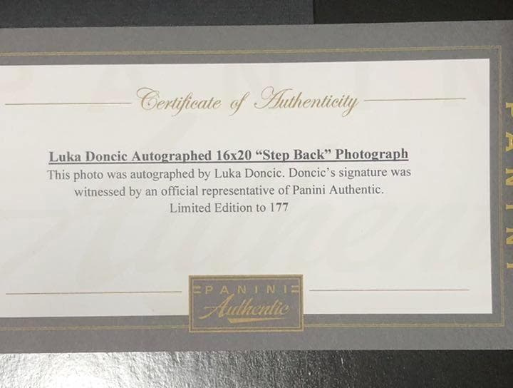 Luka Doncic Auto Panini ドンチッチ 直筆サイン NBA