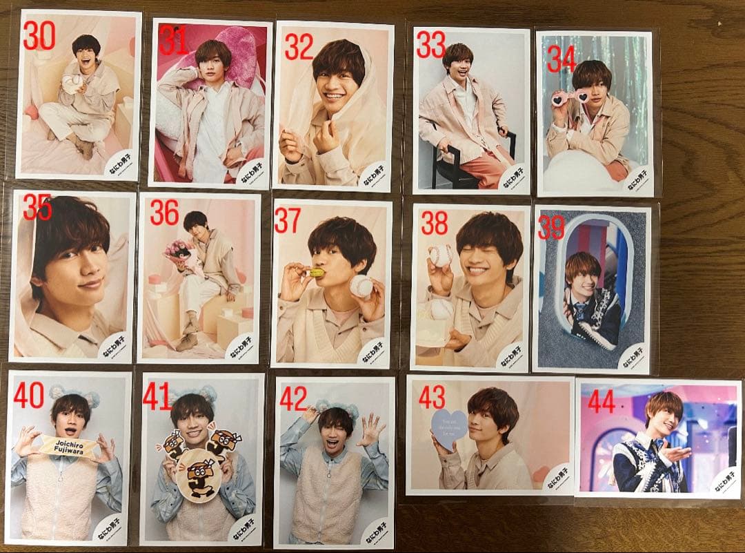 102枚セット　なにわ男子 公式写真 まとめ売りバラ売り⭕️10枚以上で割引