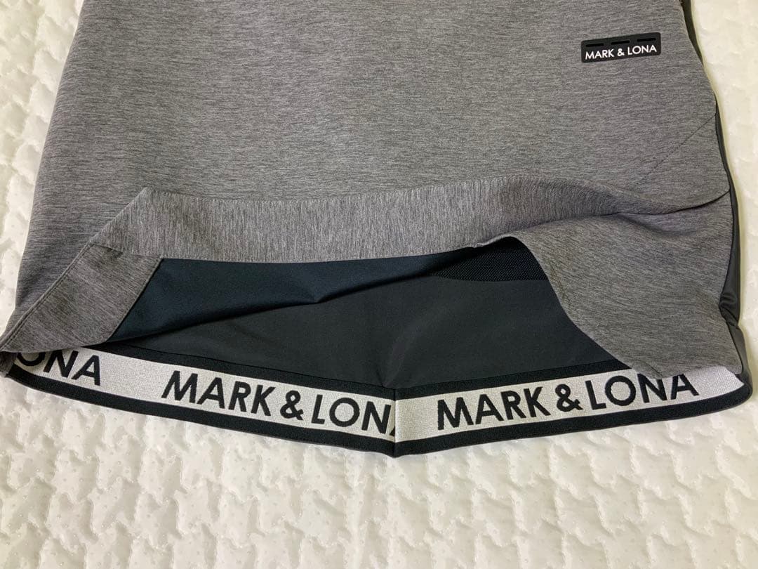 MARK & LONA アシンメトリックスカート グレー
