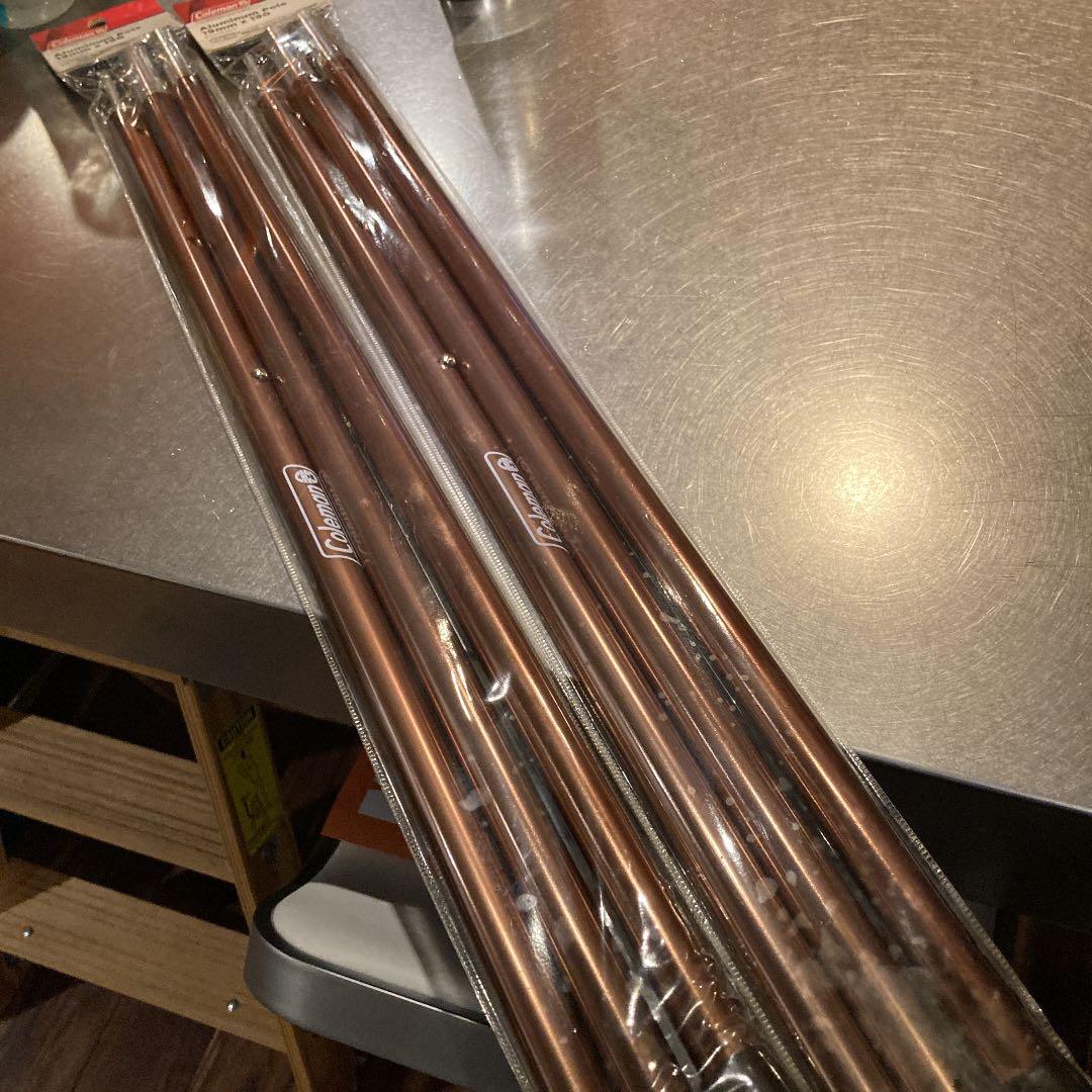 コールマン　2セット　アルミニューム　ポール19mm×190 廃盤品