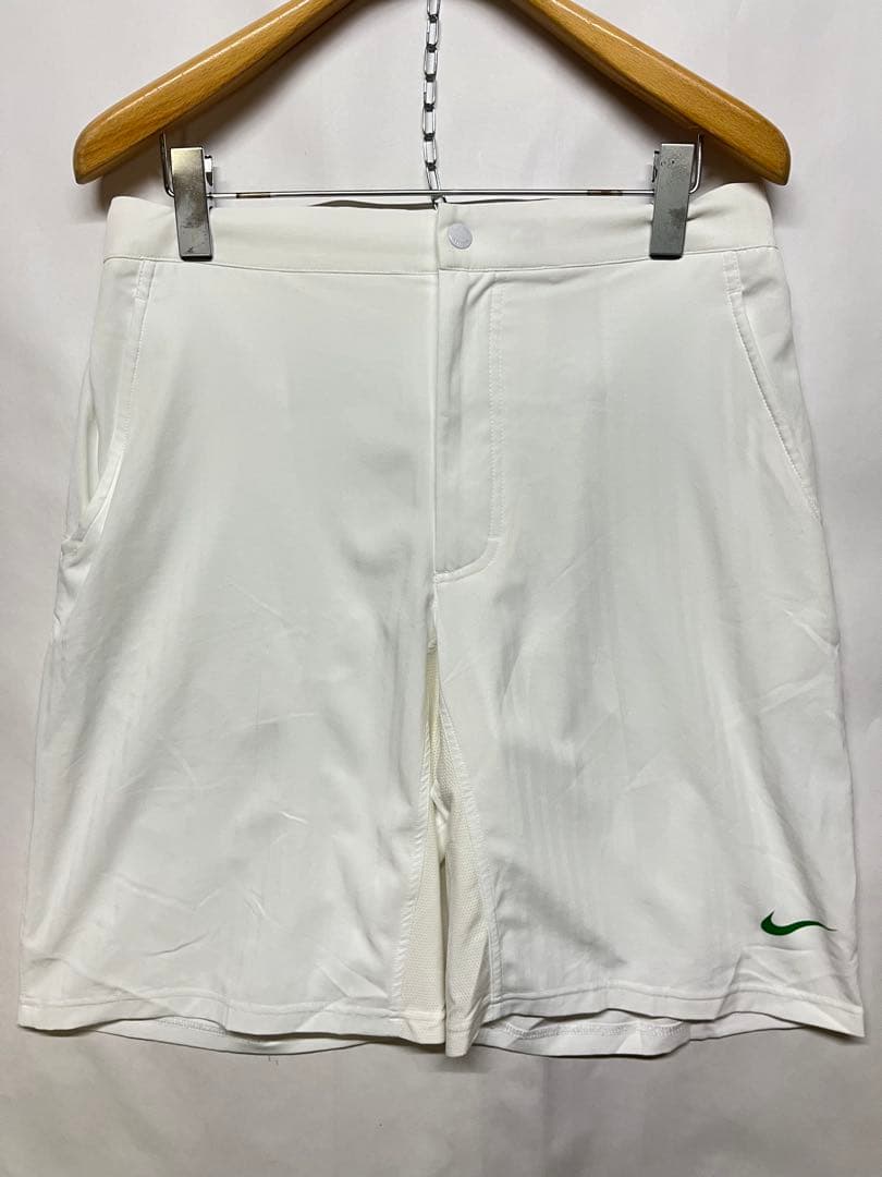 良好 NIKE ナイキテニス フェデラー セットアップ 上下セット 白 M&L