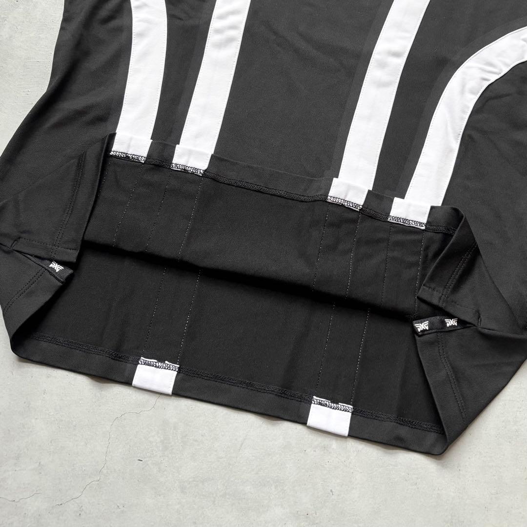 【美品】PXG パーソンズエクストリームゴルフ コントラストストライプ 半袖ポロ