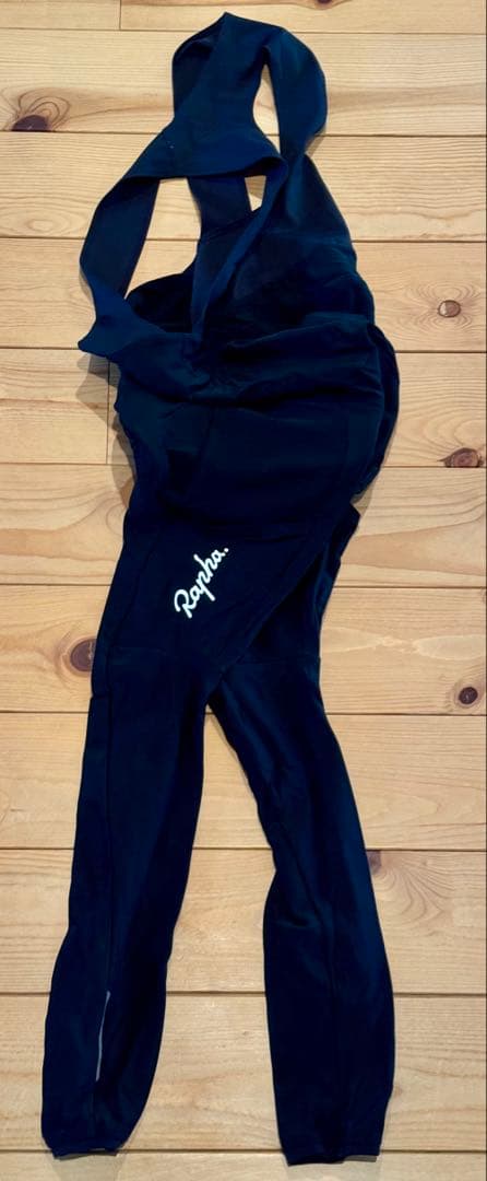【美品】Rapha ラファ コア カーゴ ビブタイツ ブラック Lサイズ