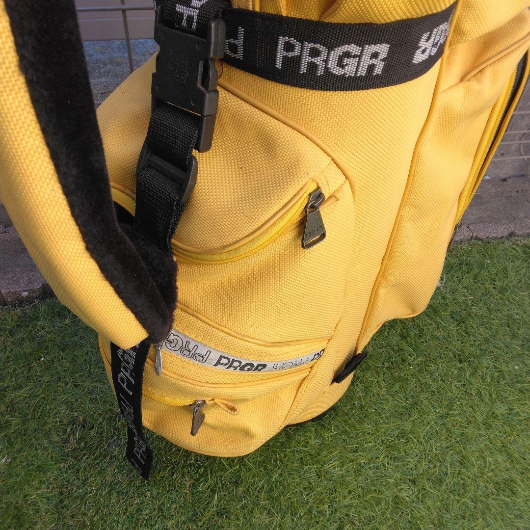 PRGR イエロー レディースキャディバッグ
