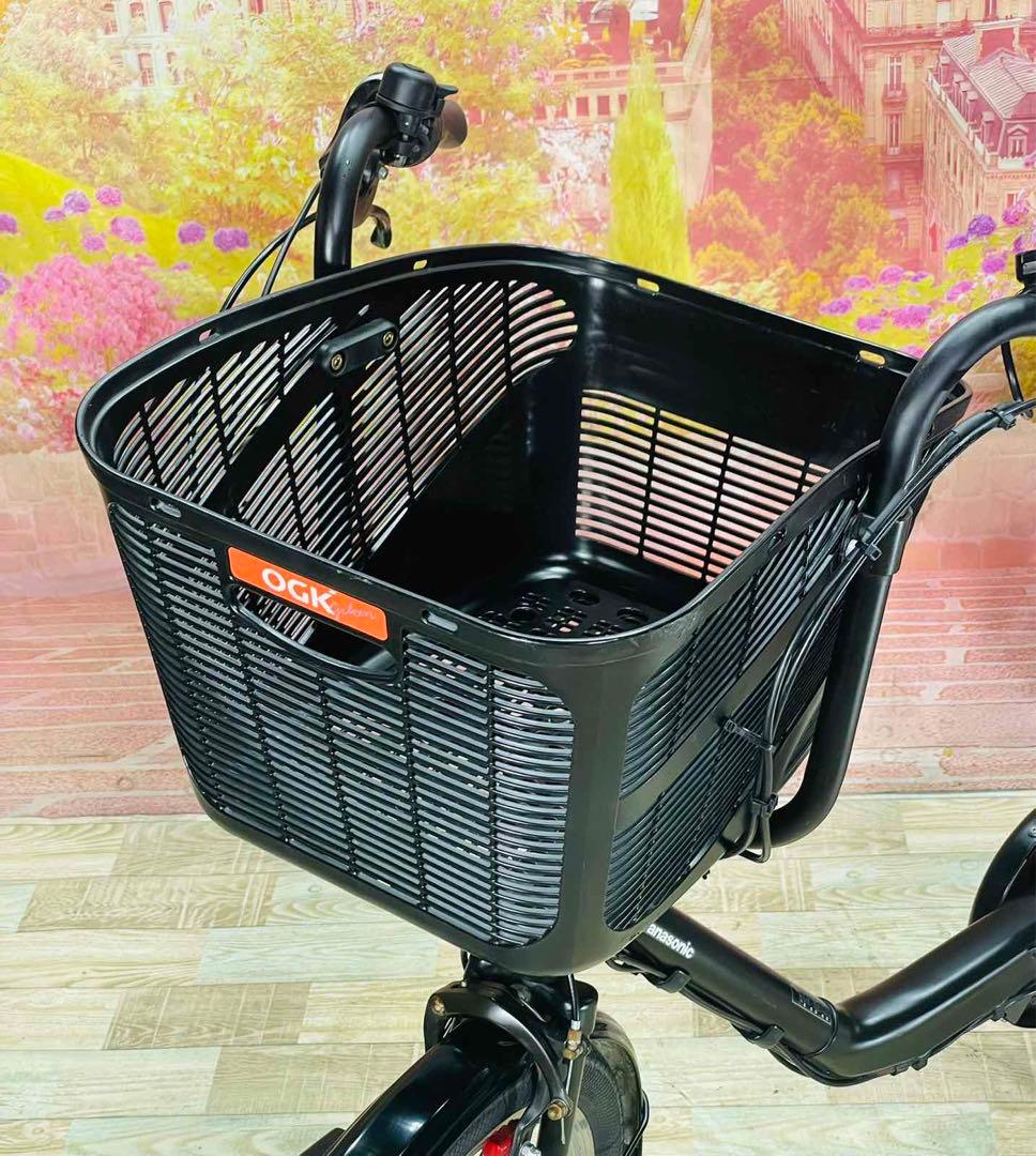 K2309 電動自転車パナソニック子供乗せ 20インチ ブラック 8Ah