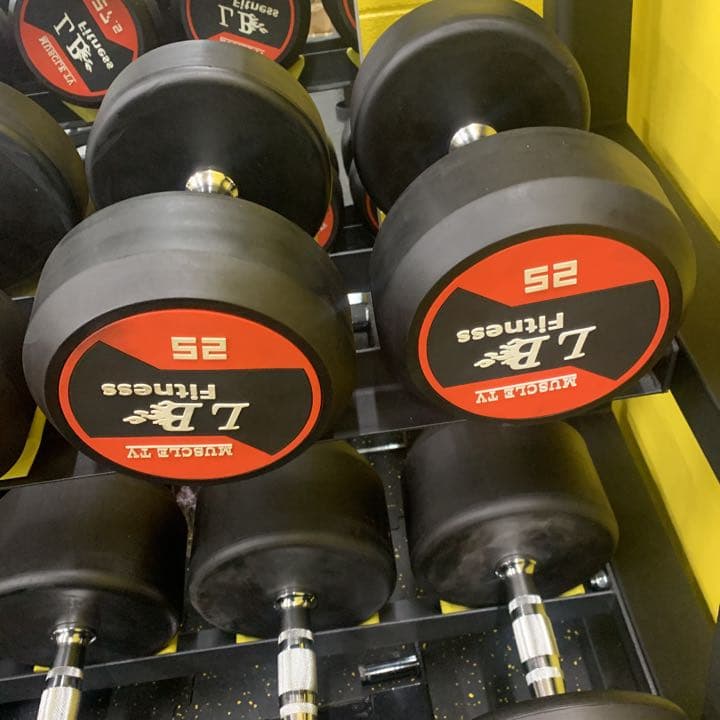 ラバーダンベル　2.5kg5kg7.5kg10kg 各2個