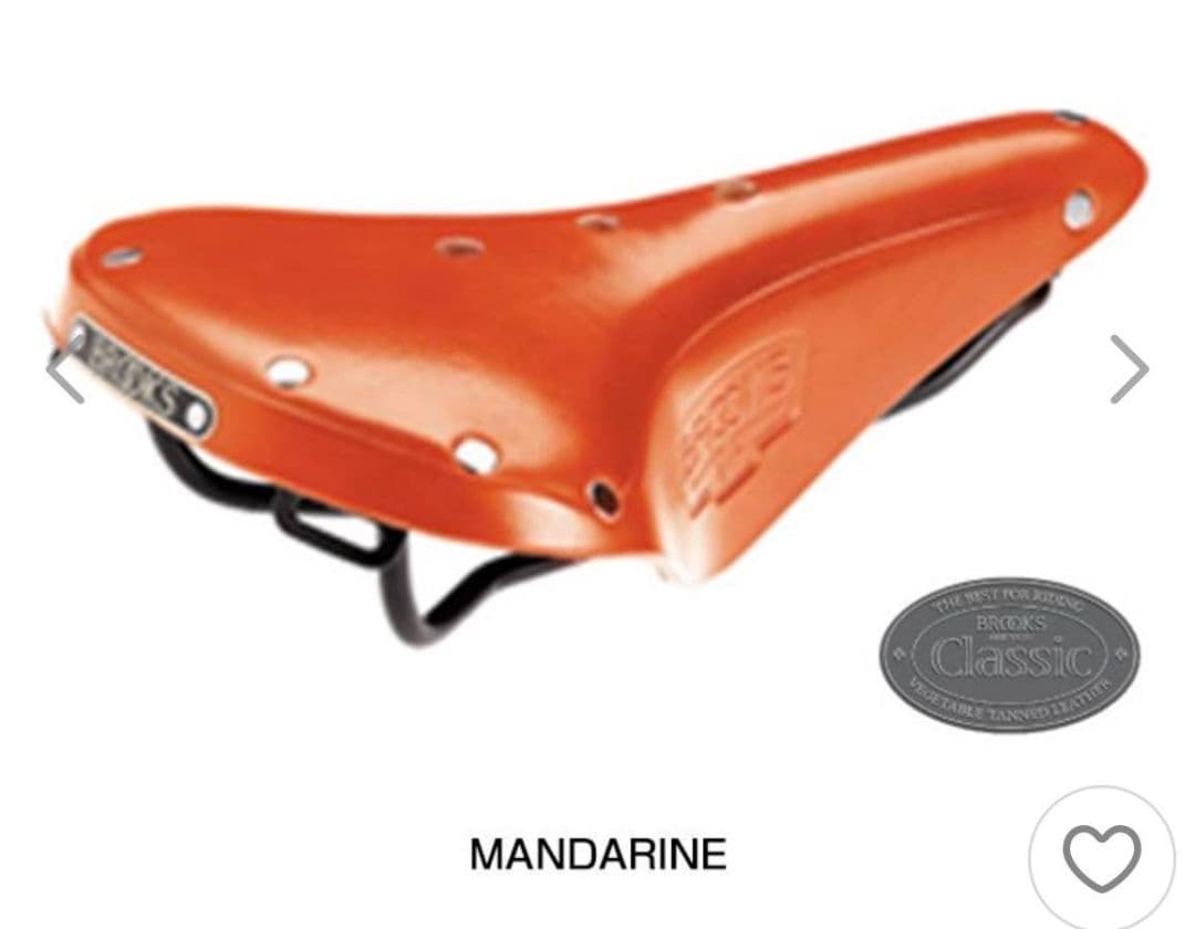 BROOKS ブルックス B17 Standard mandarin【絶版色】
