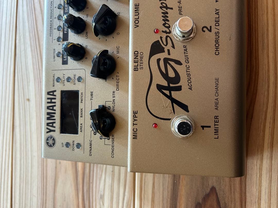 Yamaha AG Stomp アコースティックギタープリアンプ　エフェクター