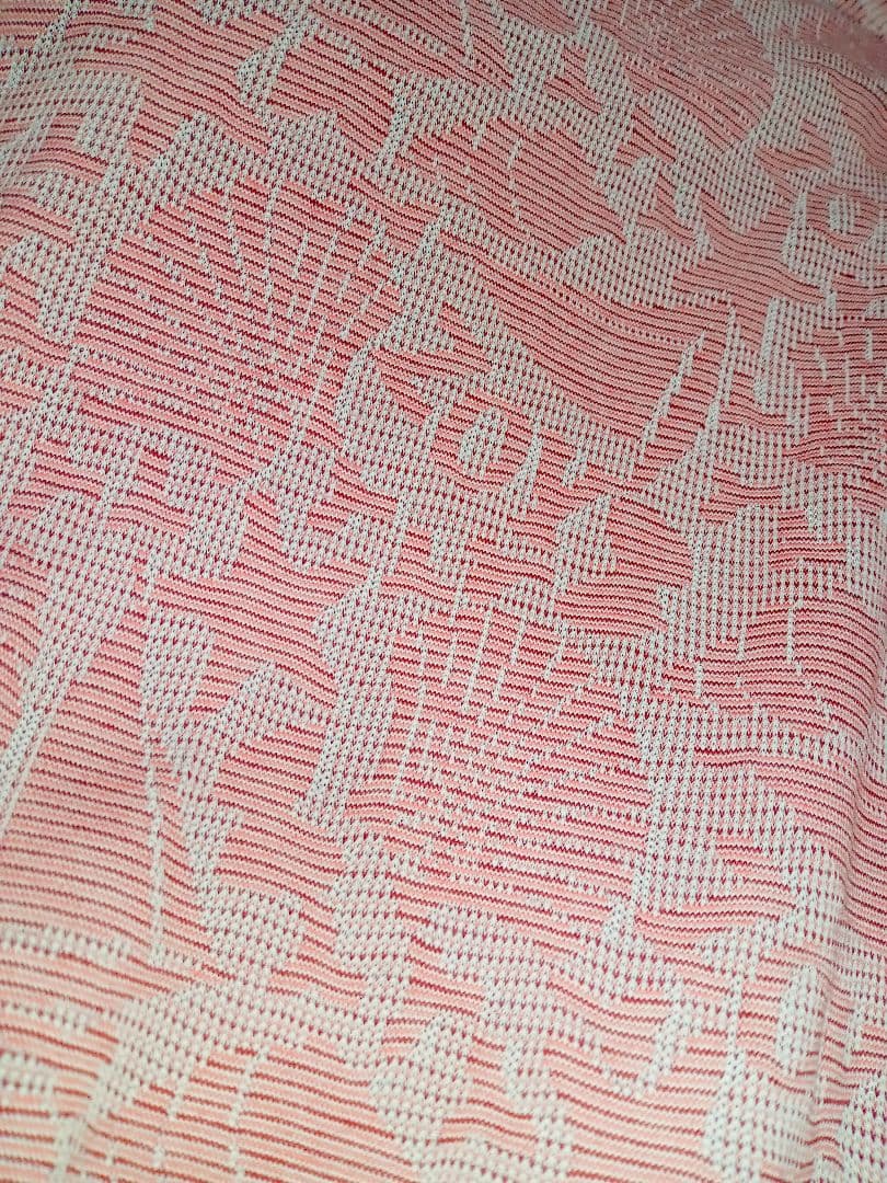 【Zoy】美品 ゾーイ 総柄 ワッペン デザイン ポロシャツ ピンク 2