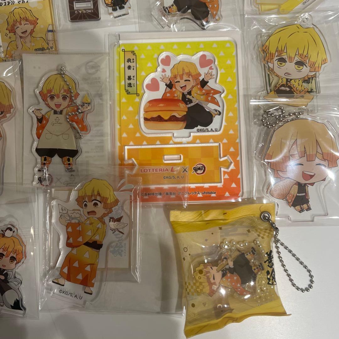 鬼滅の刃 我妻善逸 みにキャラアクリルスタンド キーホルダー類