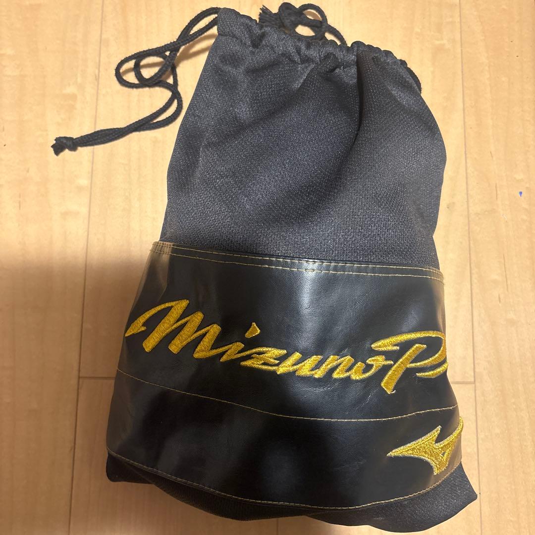 MIZUNO 大人　右投げ　グローバルエリート　軟式用グローブ　異彩袋セット