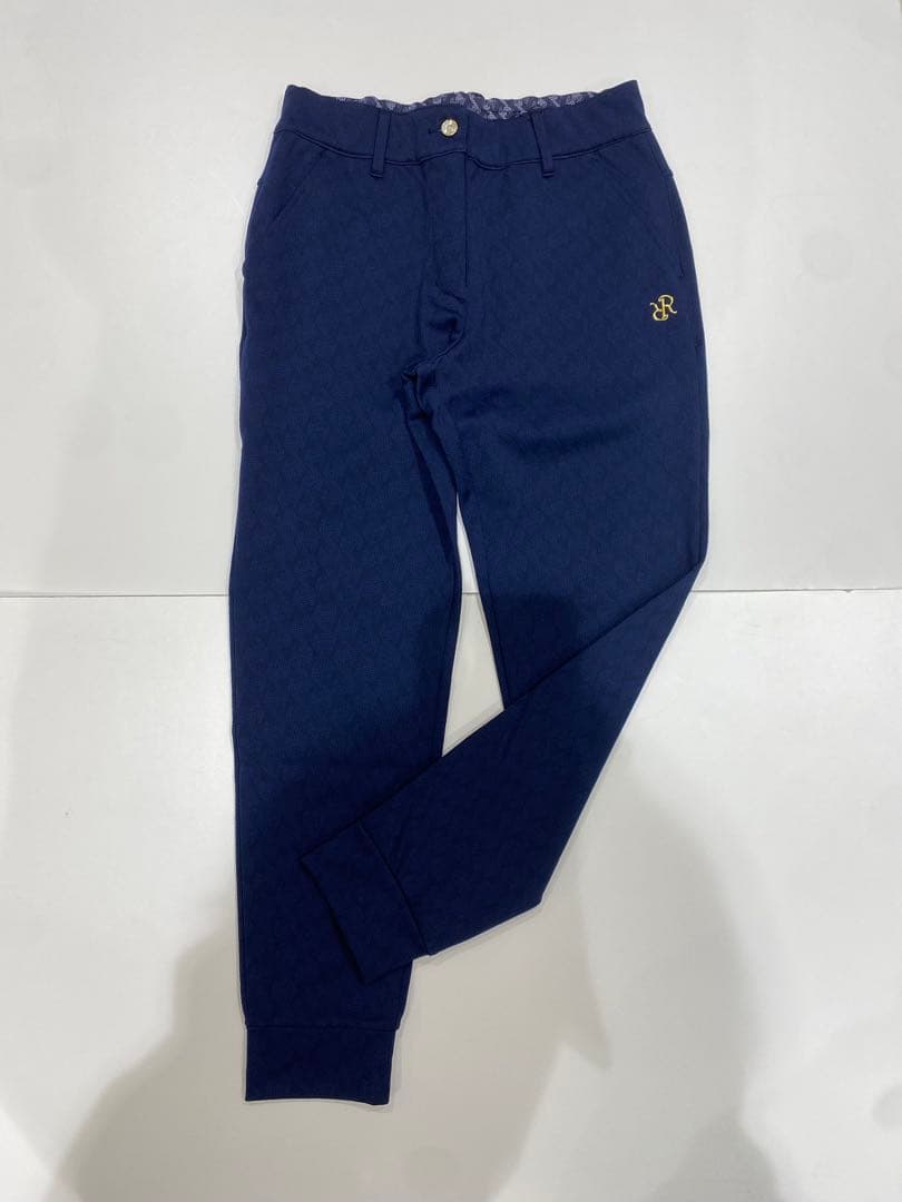 【新品】レザレクション　レディース　ロングパンツ　ネイビー　Sサイズ