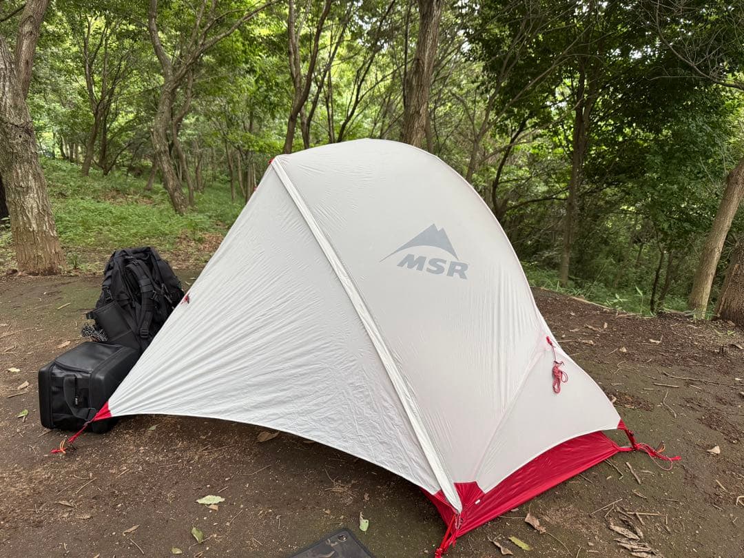 MSR Hubba NX ハバNX 1人用テント グレー ふたりソロキャンプ