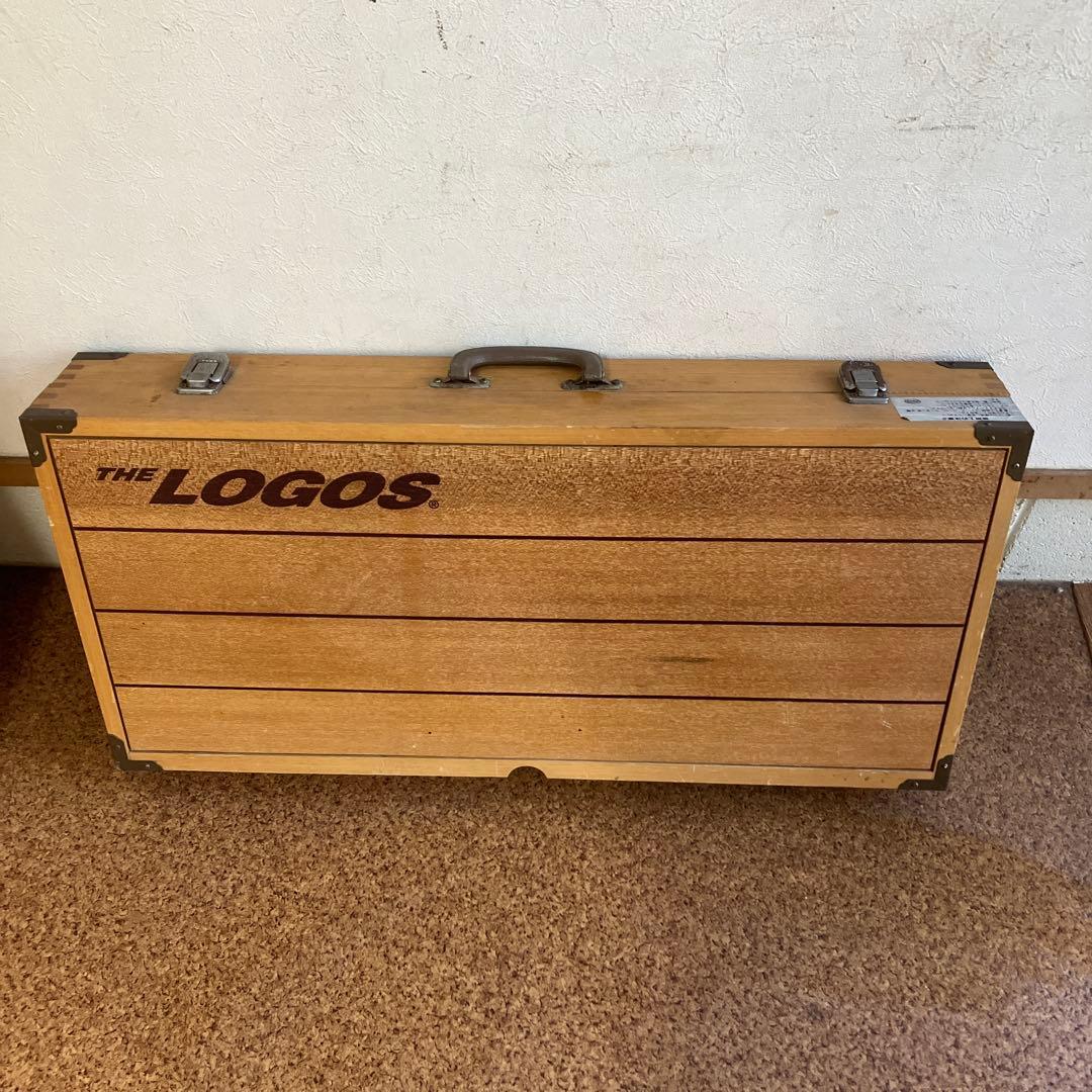 LOGOS　木製折りたたみアウトドアテーブル　チェアセット　廃盤商品！！