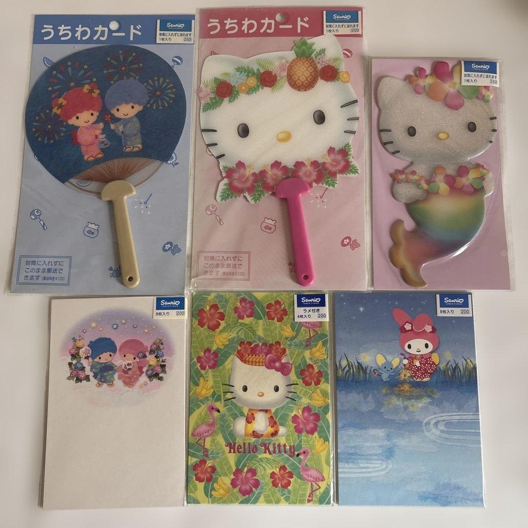 【希少】サンリオ レトロ ポストカード6点 2000年 マーメイド ハローキティ