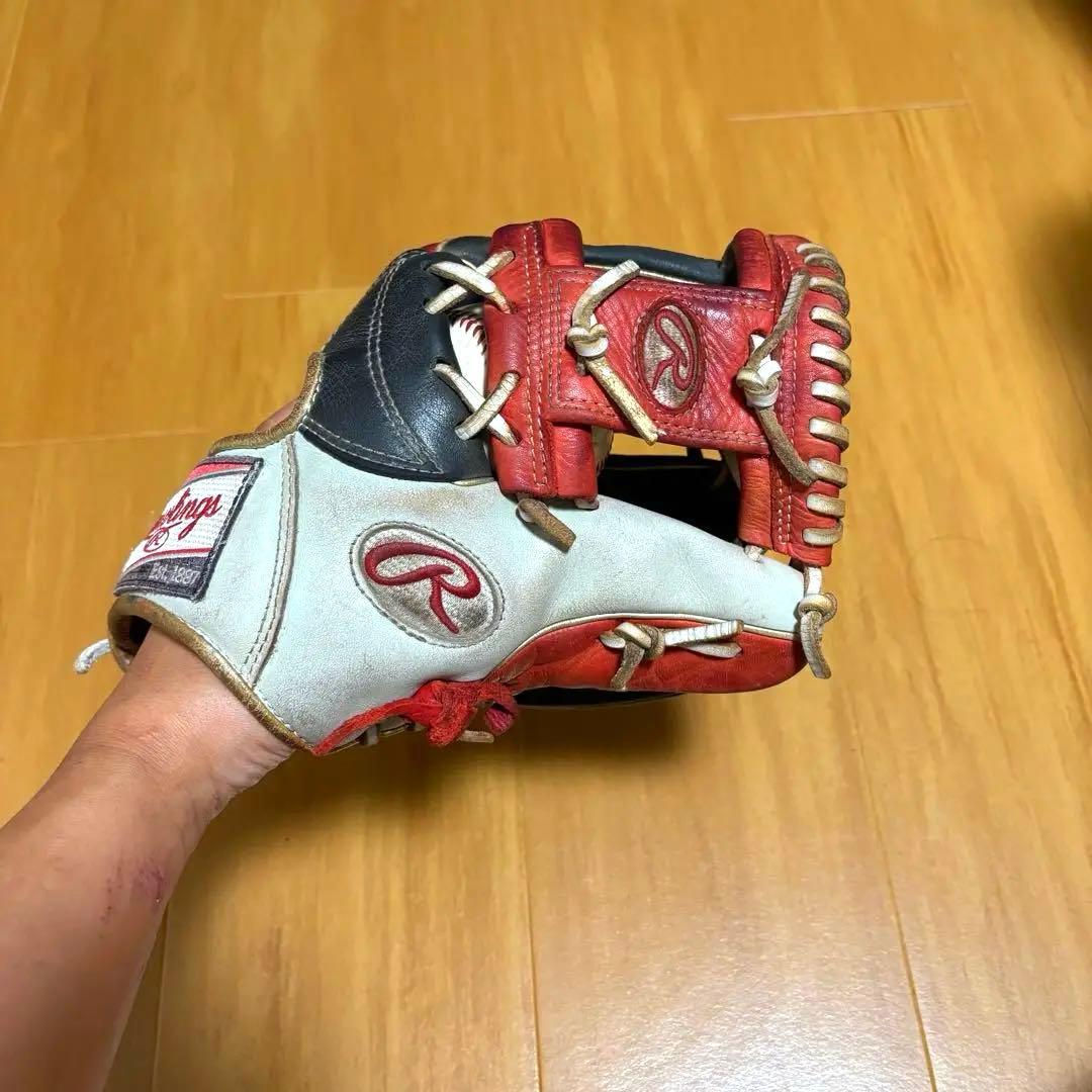 野球グローブ軟式 内野用　ローリングス 軟式内野用グラブ　サード　ショート