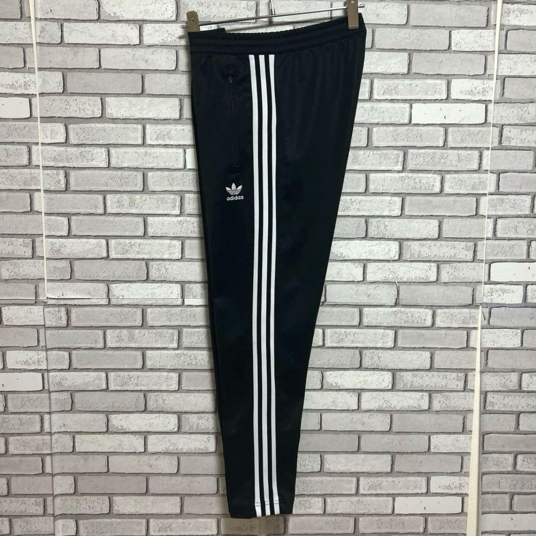 セール《美品》adidas originals☆ジャージパンツ 刺繡ロゴ 黒 L