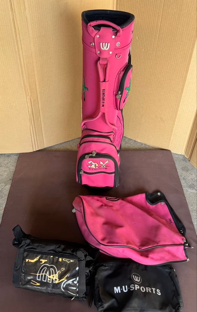 MU SPORTS　ゴルフバッグ　キャディバッグ　MUスポーツ　MUSPORTS