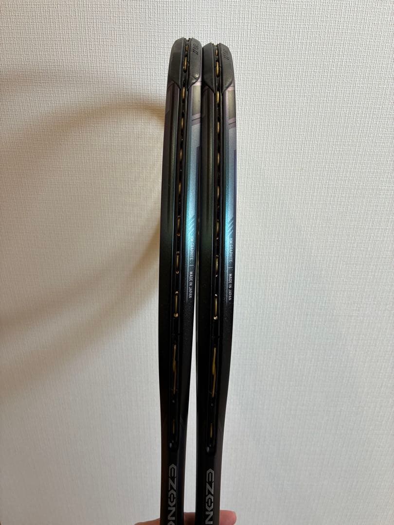 ヨネックス　ezone98 アクアナイトブラック　2本セット