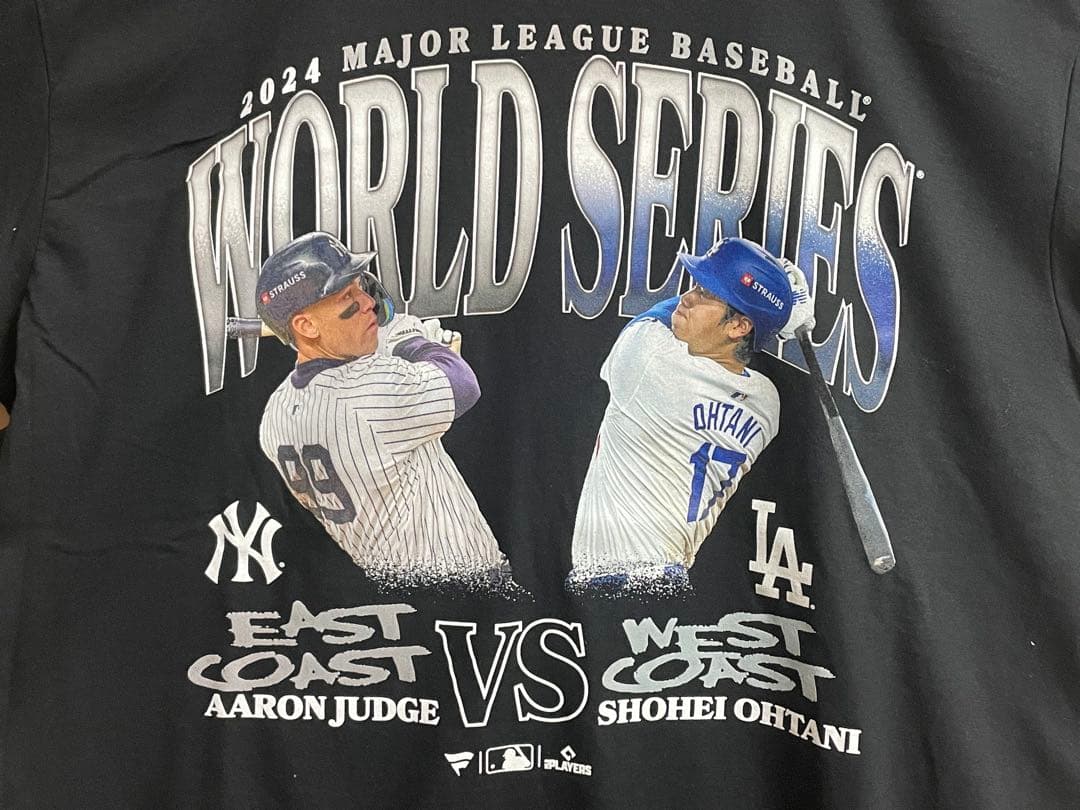 ドジャース ワールドシリーズ Tシャツ 大谷vsジャッジ　サイズL