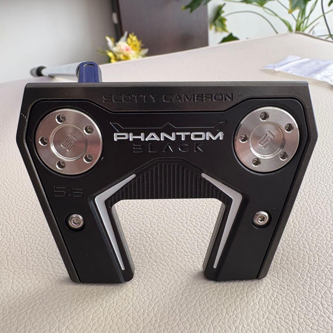 【限定品】スコッティキャメロン PHAMTOM BLACK パター レフティ 左