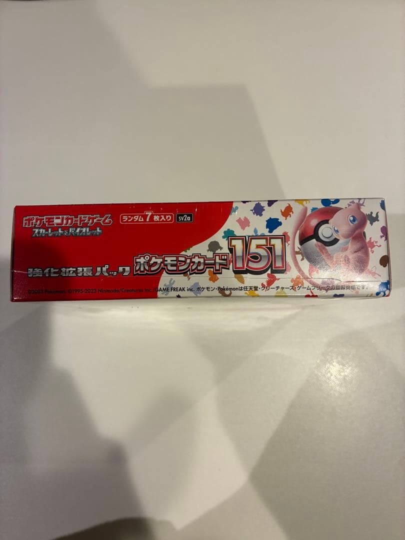 【新品未開封】シュリンク付　ポケモンカード151 1box