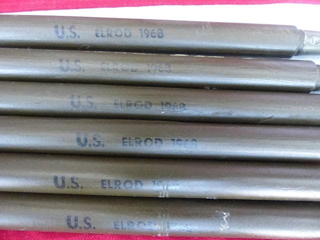 1968” 米軍実物 ナム戦 デッド!　テントポール　6本セット 軍幕 256