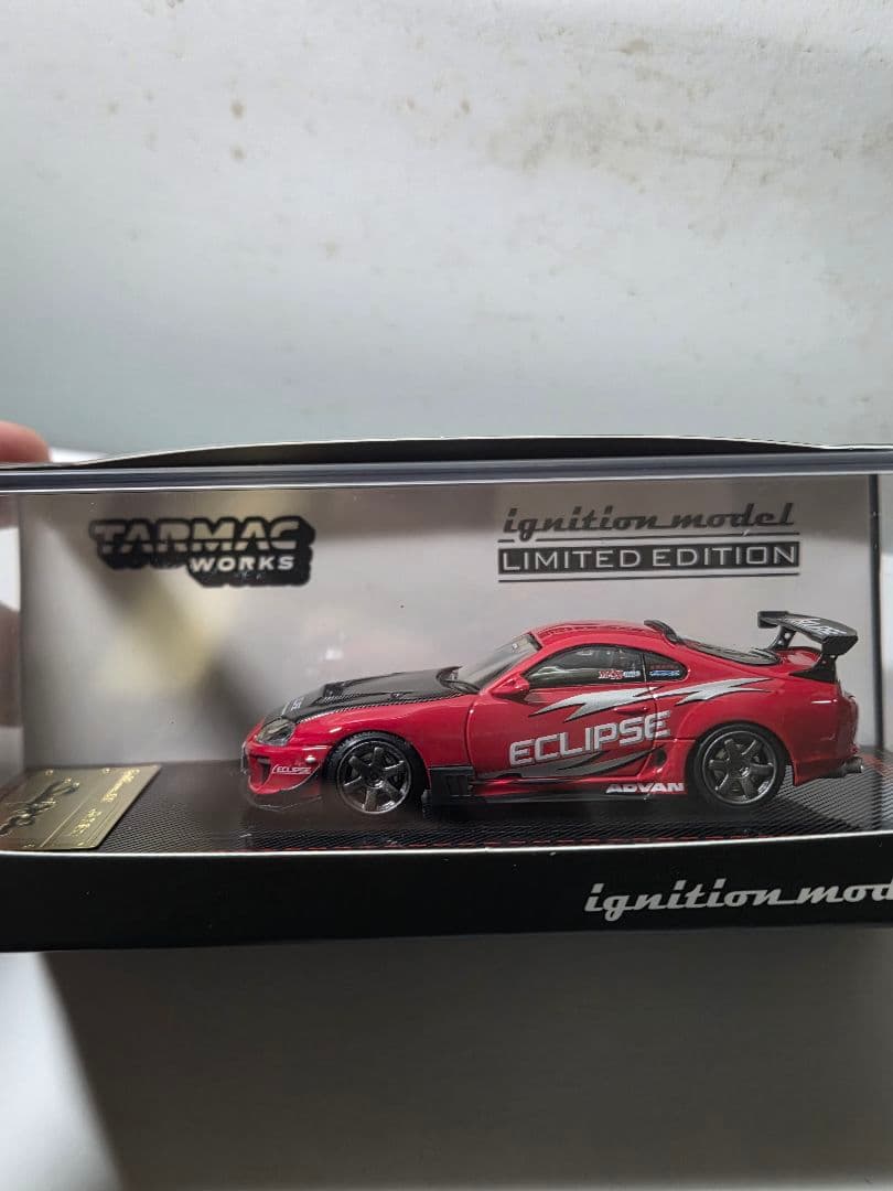 東京オートサロン限定Tarmac ignition model スープラ1/64