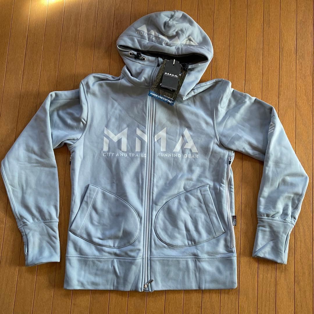 新品、タグ付き　MMA POLARTEC フルジップフードジャケット グレー M