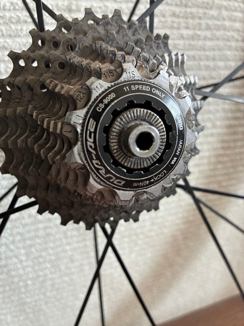 DURA ACE WH-9000 C35 前後セット　カーボンホイール　ワケ有り