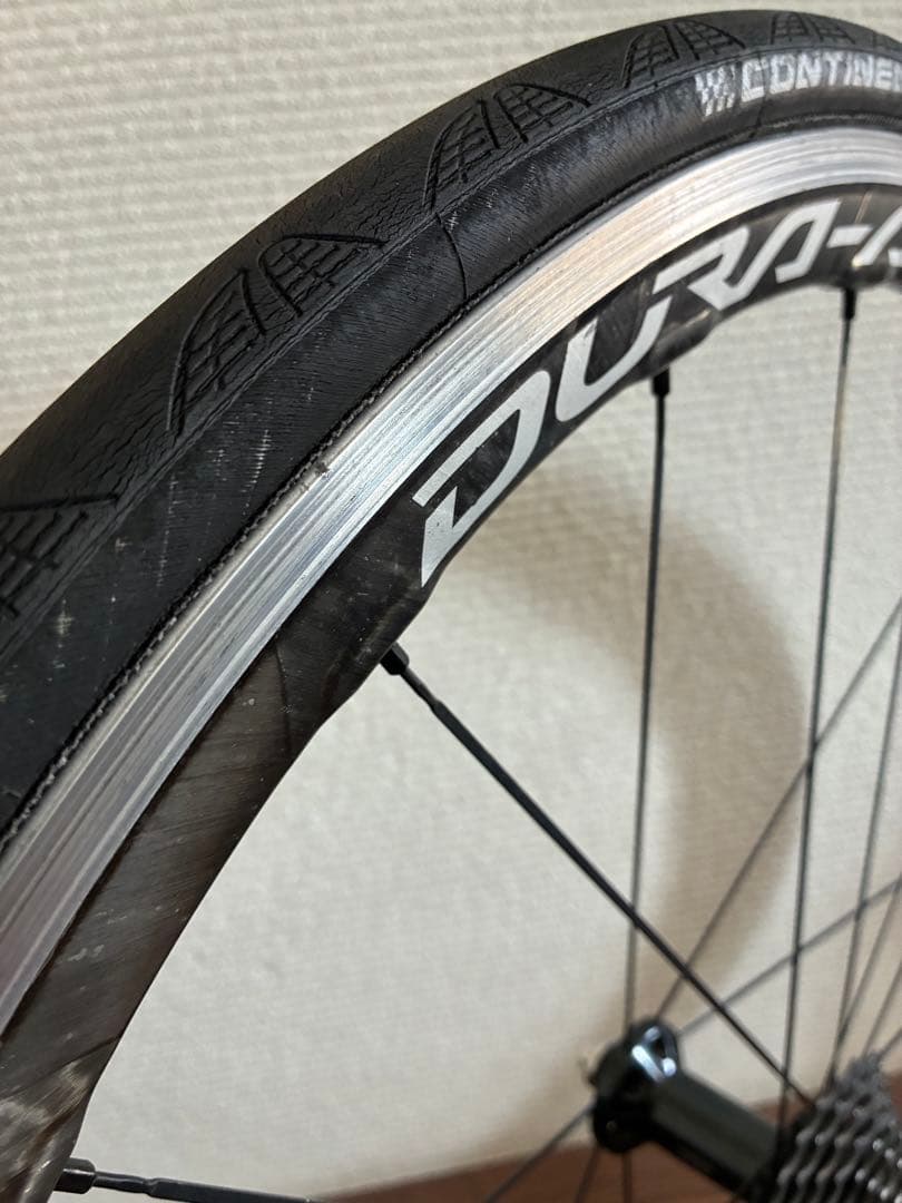 DURA ACE WH-9000 C35 前後セット　カーボンホイール　ワケ有り