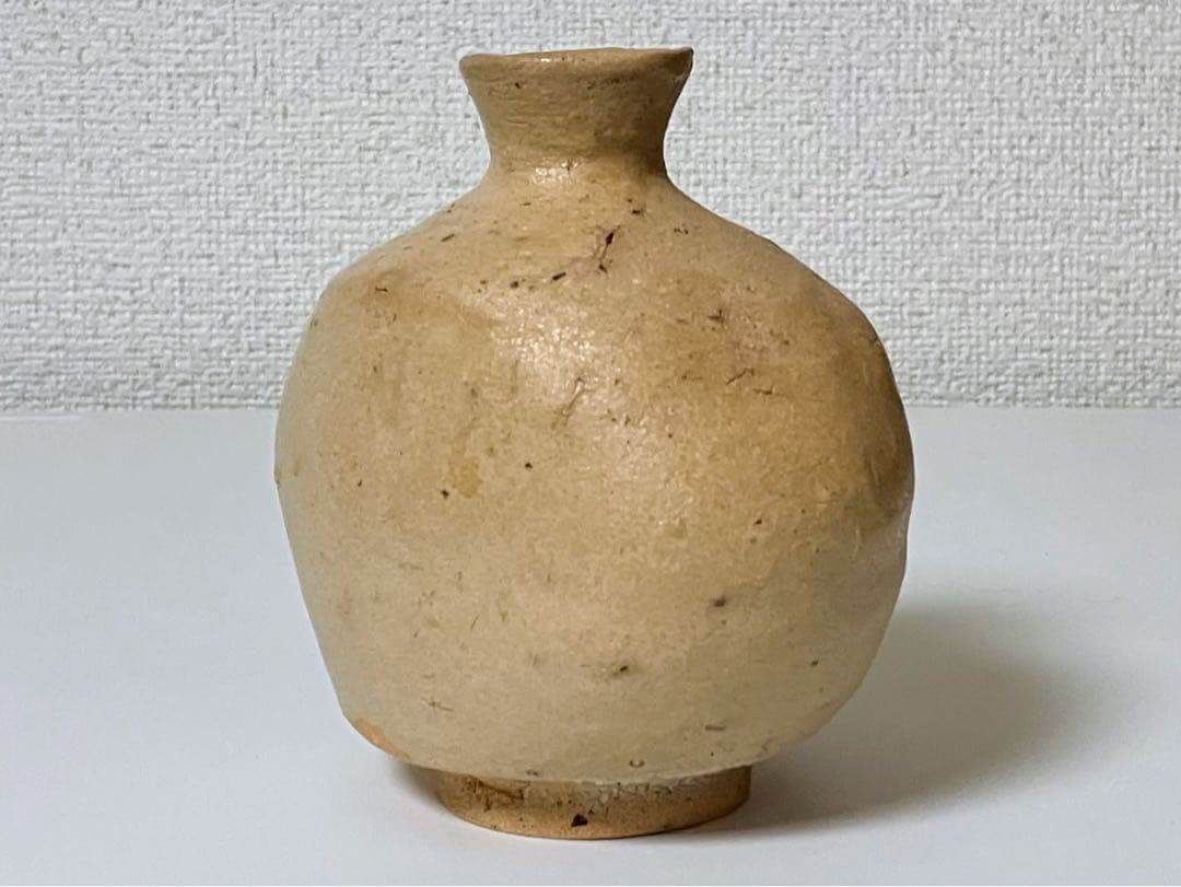 丸田宗彦 奥高麗扁壺徳利 唐津焼 酒器 共箱 新品未使用