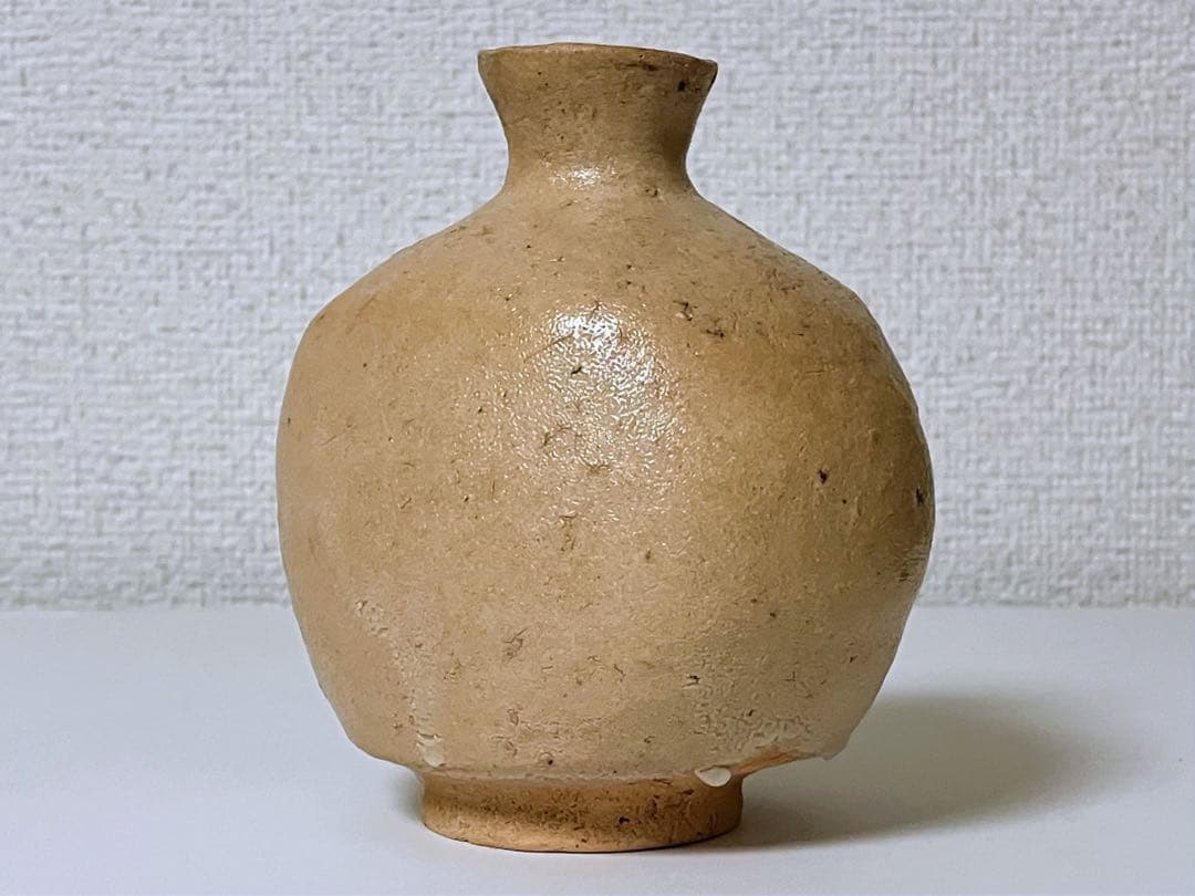 丸田宗彦 奥高麗扁壺徳利 唐津焼 酒器 共箱 新品未使用