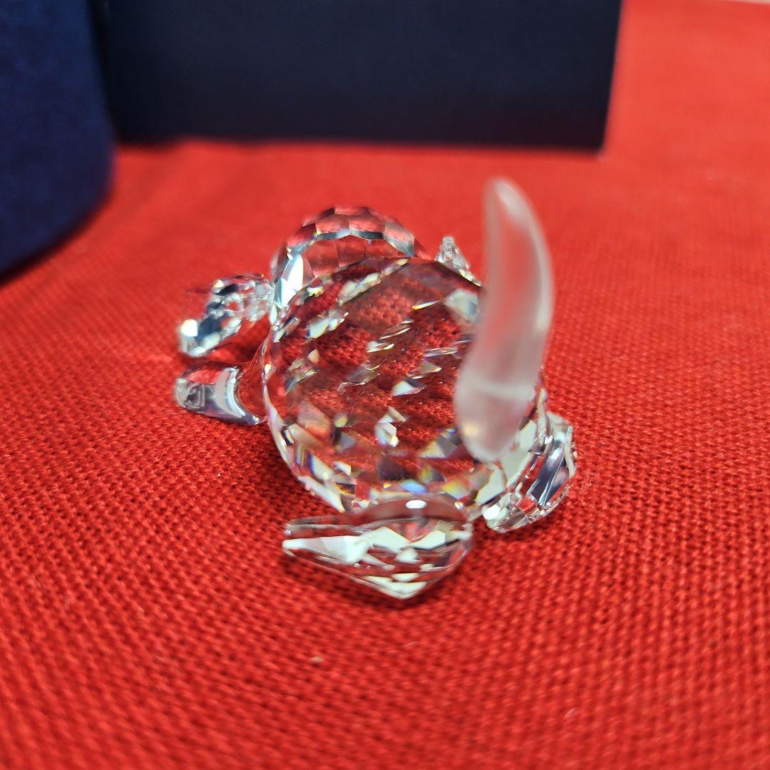 Swarovski スワロフスキー 伏せビーグル 犬 置き物 クリスタル