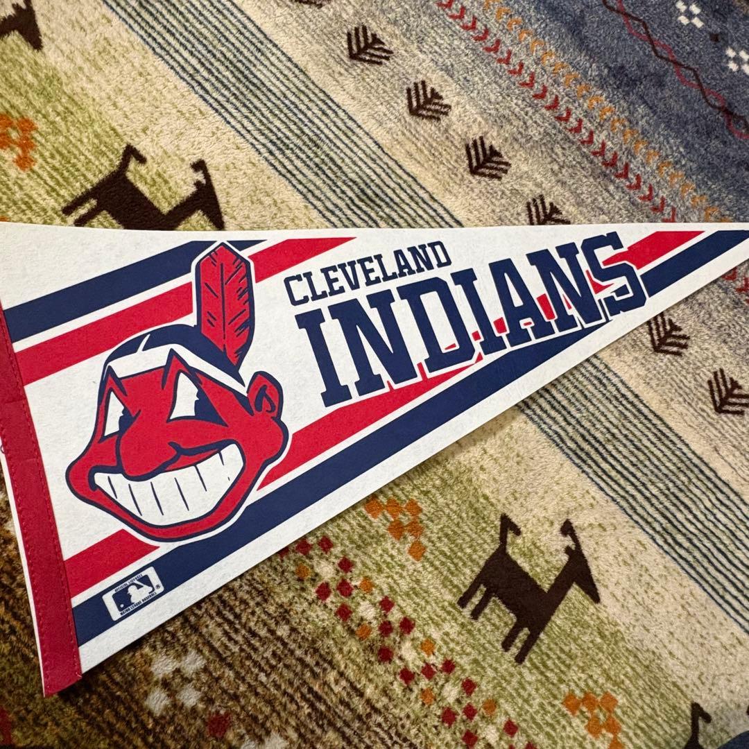 90s CLEVELAND INDIANS インディアンス ペナント