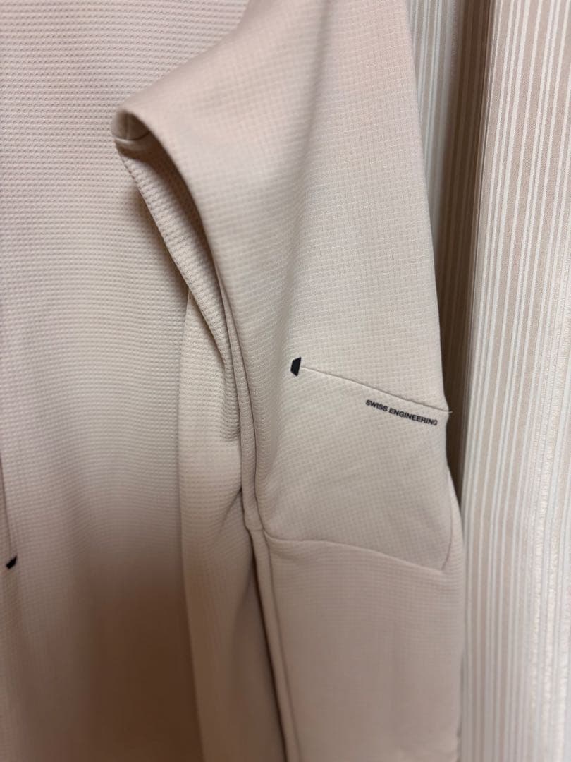 On オン Climate shirts ハーフジップ/レディースS/Ivory